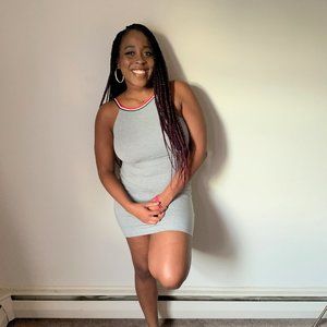 DRESS - Crew Neck Shift Dress